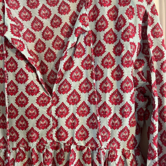 Zara Blockprint Dress - Picture 3 of 5